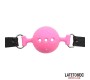 Latetobed Bdsm Line Breathable Silicone Ball Gag S - 4 cm