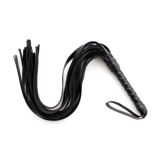 Latetobed Bdsm Line Flogger 45 cm Melns