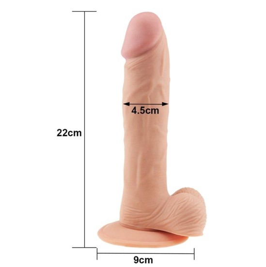 Lovetoy Dildo The Ultra Soft Dude 9 Flesh