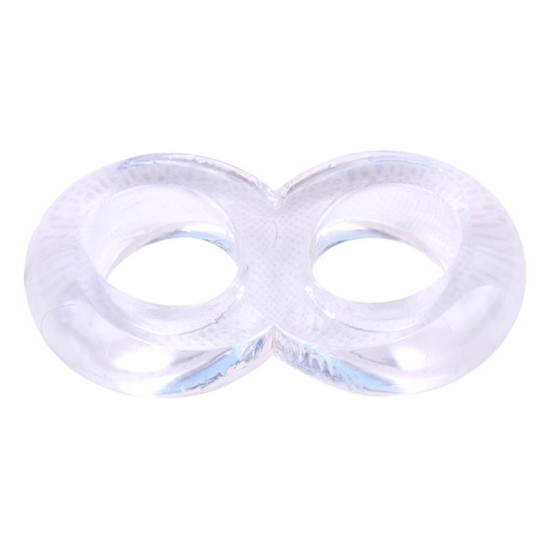 Chisa Duo Cock 8 Ball Ring-clear