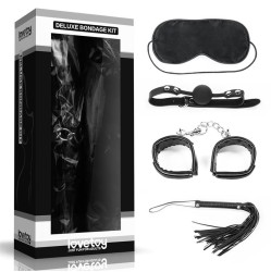 Lovetoy Bondage Kit Deluxe 4 vienības melns