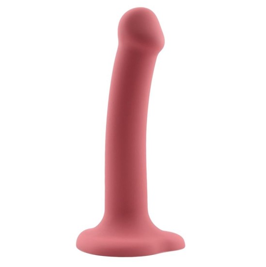 Action Bouncy Liquid Silikona Dildo Hiper Flexible 6,5 - 16,5 cm Izmērs S Burgundy