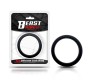 Beast Rings Gaiļa gredzens ciets silikons 5,5 cm melns