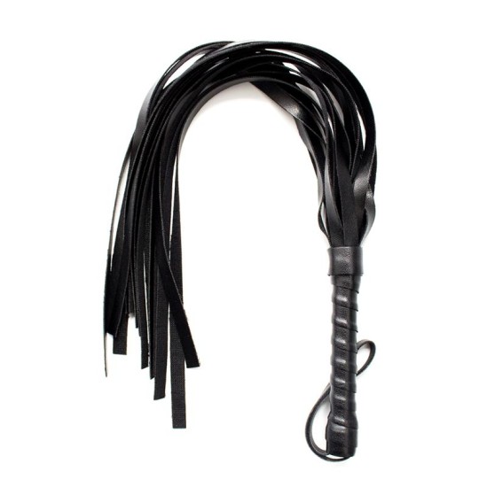 Latetobed Bdsm Line Flogger 45 cm Melns