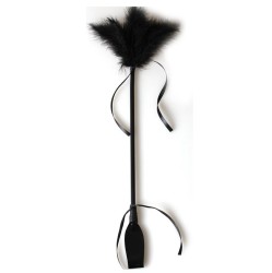 Secret Play Black Duster Un Riding Crop
