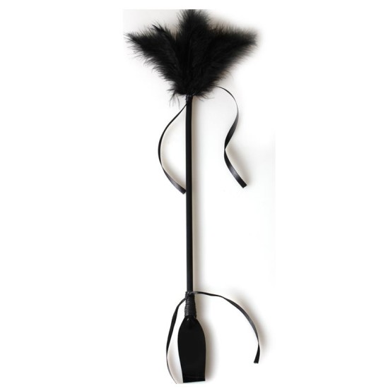 Secret Play Black Duster Un Riding Crop