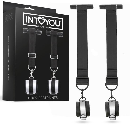 Intoyou Bdsm Line Durų tvirtinimo rinkinys su reguliuojamais ir nuimamais rankogaliais