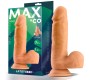 Max & Co Dimi Realistinis dildo su sėklidėmis 7.9 kūnas