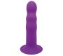 Adrien Lastic Dvigubo tankio dildo su vibracija Hitsens 3 7 S03 M Purple