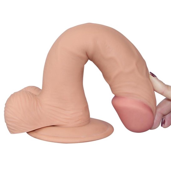 Lovetoy Dildo The Ultra Soft Dude 9 Flesh