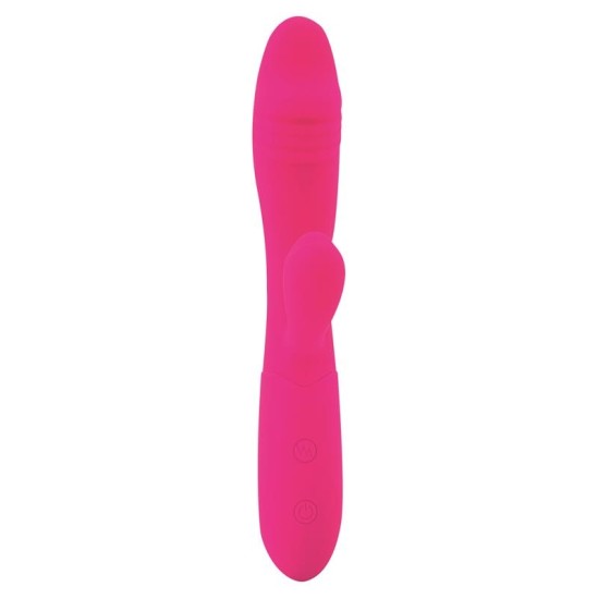 Goodies Candy G-Spot Rabbit Vibe USB silikoninis Fucshia