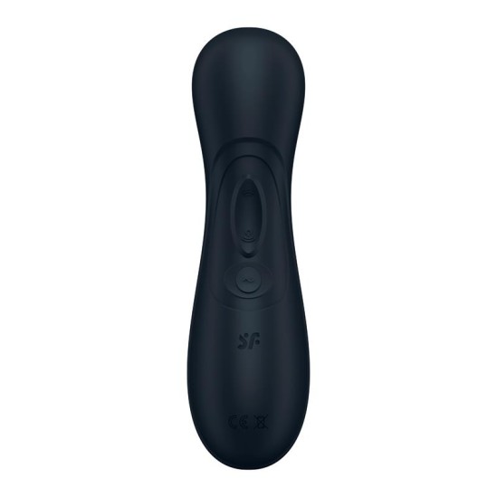 Satisfyer Pro 2 Gen 3 šķidrā gaisa tehnoloģijas sūkšanas un vibrācijas lietotne Connect Black