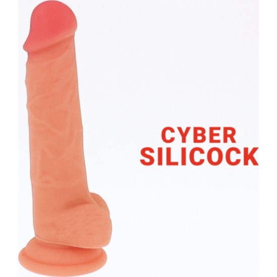 Cyber Silicock JUDE ULTRA REALISTIC SOFT LIQUID SILICONE 18CM