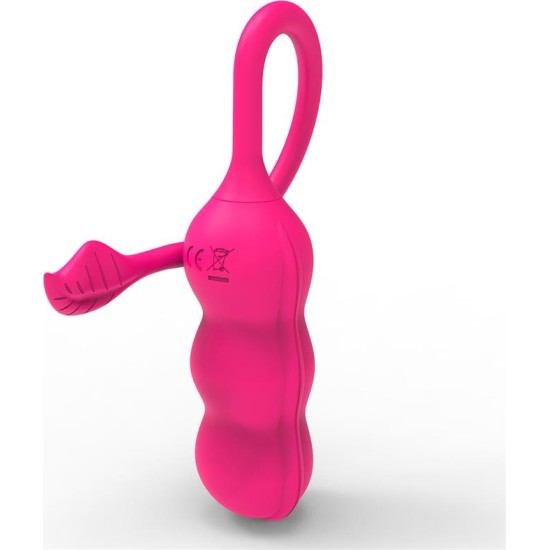 Action Beany Vibrating Egg ja Kegel Exerciser USB silikoon