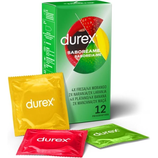 Durex Ароматизированные презервативы Sabor ame 12 уд.