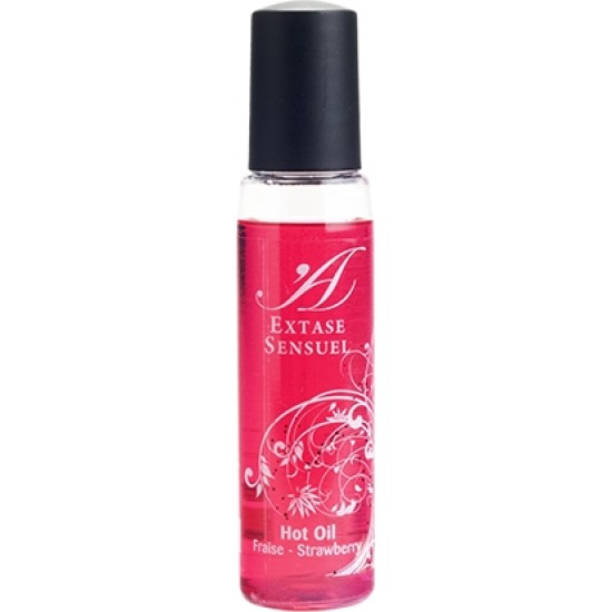 Extase Sensual EXTASE SENSUEL HOT OIL STRAWBERRY TRAVEL 35ML