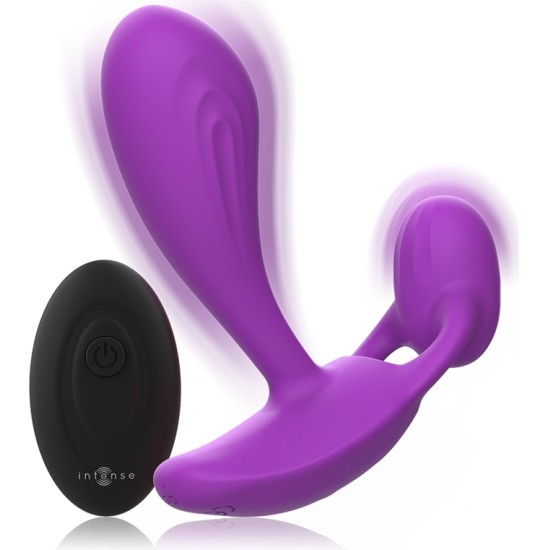 Intense Anal Toys INTENSE — SHELLY ANĀLĀS PULTS TĀLVADĪBAS PULTS PURPULA