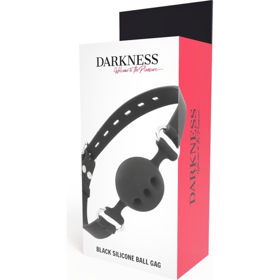 Darkness Bondage DARKNESS - BLACK BREATHABLE SILICONE GAG