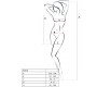 Passion Woman Bodystockings PASSION WOMAN BS026 BODYSTOCKING WHITE DRESS STYLE ONE SIZE