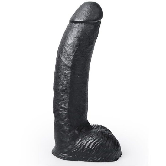 Hung System REĀLISTS DILDO BLACK KRĀSA GEORGE 22 CM