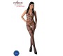 Passion Woman Bodystockings PASSION - BS100 ЧЕРНЫЙ ЧЕРНЫЙ ОДИН РАЗМЕР