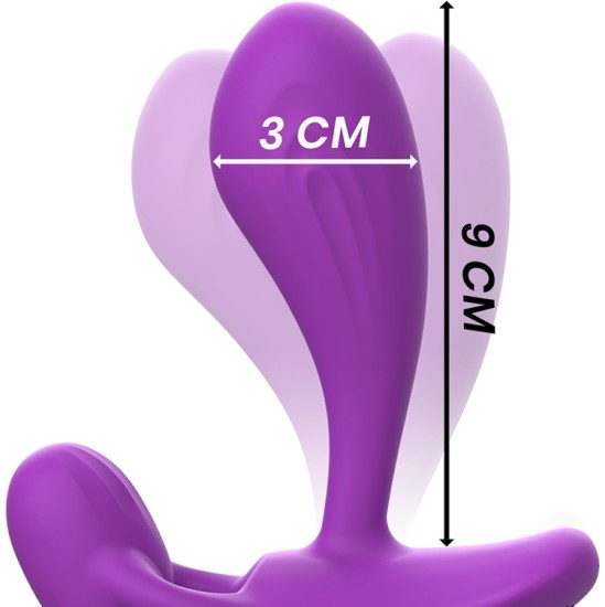 Intense Anal Toys INTENSE – SHELLY ANALINIS KIŠTUKAS NUOTOLINIO VALDYMO PULTO PULTAS PURP