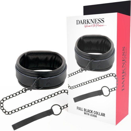 Darkness Bondage DARKNESS - BLACK NECKLACE WITH CHAIN