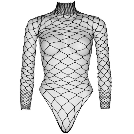 Leg Avenue Bodystockings LEG AVENUE TURTLENECK FISHNET TEDDY ONE SIZE