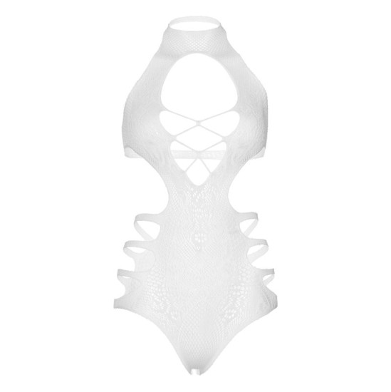 Leg Avenue Teddies LEG AVENUE CUT OUT STRAPPY BODYSUIT ÜKS SUURUS - VALGE