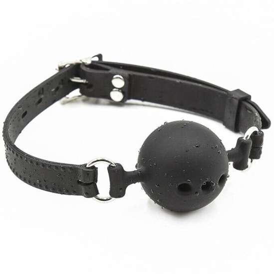 Ohmama Fetish BREATHABLE SILICONE BALL GAG SIZE L