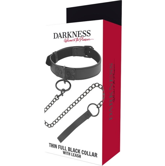 Darkness Bondage DARKNESS - BLACK NECKLACE WITH CHAIN