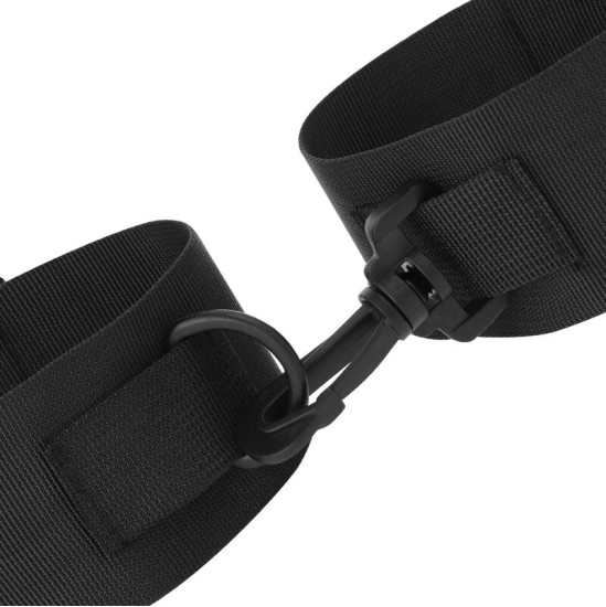 Darkness Bondage DARKNESS - BLACK NYLON ANKLE CUFFS