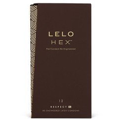 Lelo HEX Prezervatīvi RESPECT XL 12gab Paka