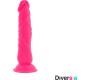 Diversia Elastīgs Vibrējošs Dildo 21 CM - rozā