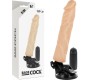 Basecock Reālistisks vibrators ar pulti 21 CM