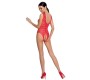 Passion Woman Bodystockings PASSION WOMAN BS086 RED BODYSTOCKING VIENS IZMĒRS