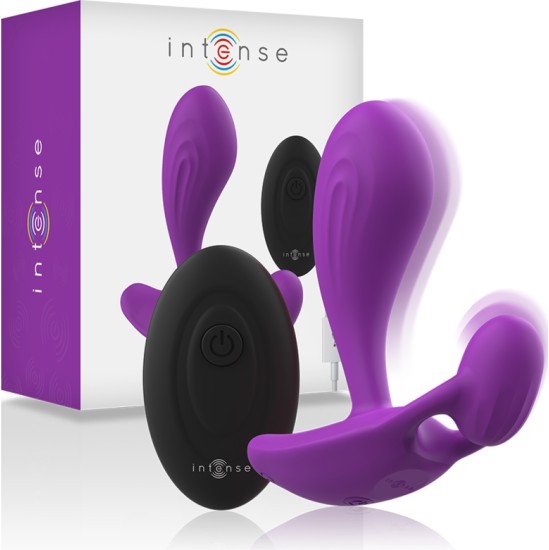 Intense Anal Toys INTENSE - SHELLY ANAL PLUG REMOTE CONTROL PURPLE