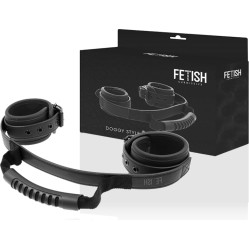 Fetish Submissive Bondage FETISH SUBMISSIVE - NOPRENE LINING HANDCUFFS WITH HANDLE