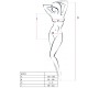 Passion Woman Bodystockings PASSION WOMAN BS035 BODYSTOCKING BLACK ONE SIZE