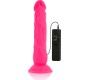 Diversia LANKSUS VIBRAVIMAS Dildo 21 CM - RŪŽAS