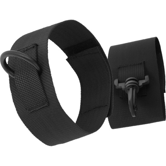 Darkness Bondage DARKNESS - BLACK NYLON ANKLE CUFFS