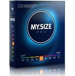 My Size Pro CONDOMS 57 MM 3 UNITS