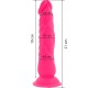 Diversia LANKSUS VIBRAVIMAS Dildo 21 CM - RŪŽAS