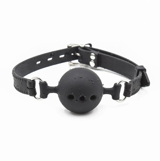 Ohmama Fetish BREATHABLE SILICONE BALL GAG SIZE L