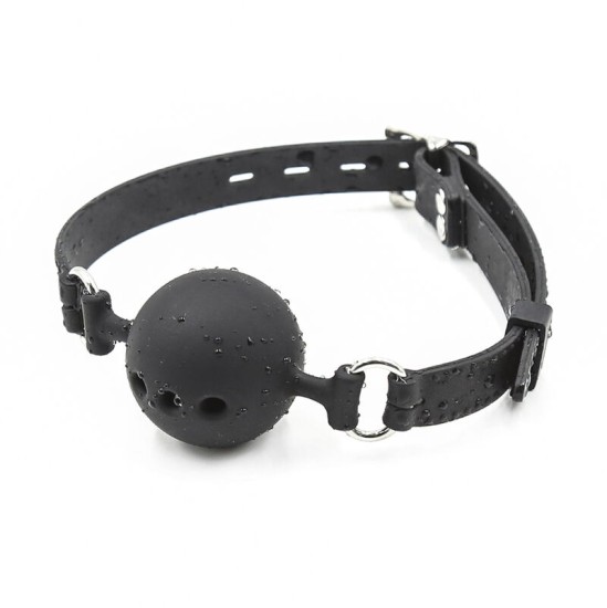 Ohmama Fetish BREATHABLE SILICONE BALL GAG SIZE L