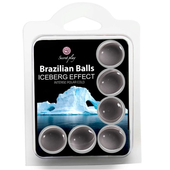 Secretplay Cosmetic SECRET PLAY SET 6 BRAZILIAN BALLS ICEBERG EFEKTS