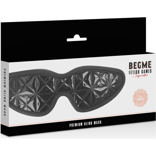 Begme Black Edition BEGME - BLACK EDITION ПРЕМИУМ-МАСКА ДЛЯ СЛЕПЫХ С НЕОПРЕНОВОЙ ПОДКЛАДКОЙ