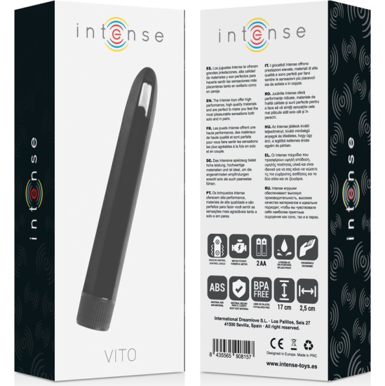 Intense Fun INTENSE VITO VIBRATOR melns