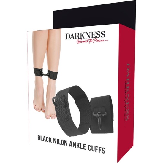 Darkness Bondage DARKNESS – MUSTAD NAILONIST PÜHJUKÄTSIKUD