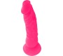 Diversia LANKSUS VIBRAVIMAS Dildo 21 CM - RŪŽAS